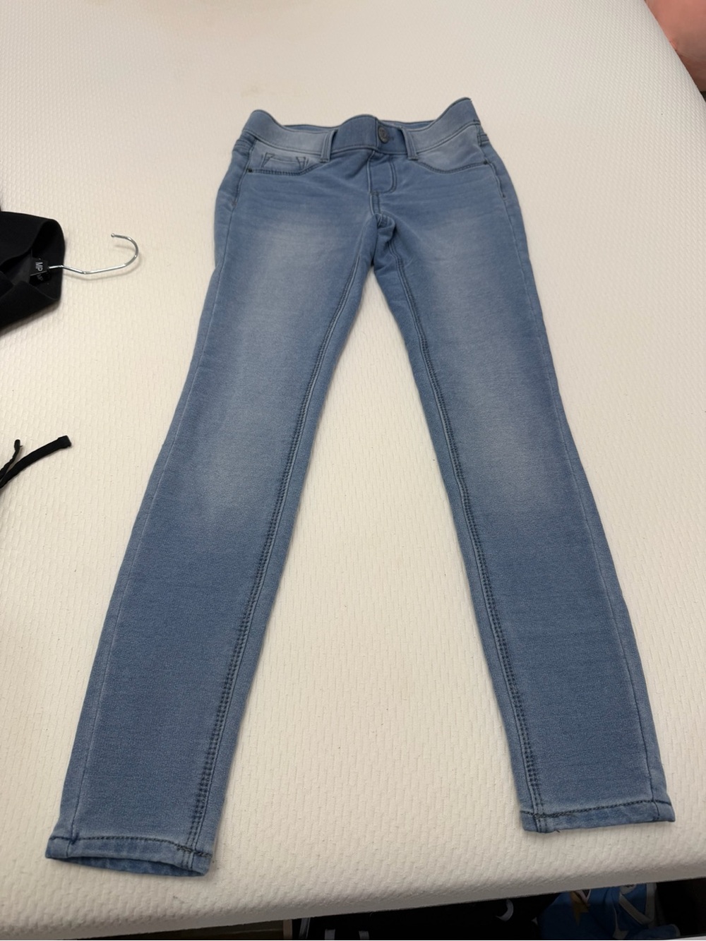 Tommy Bahama Girls Blue Stretch Jeggings Skinny Jeans Size 7 Light Wash